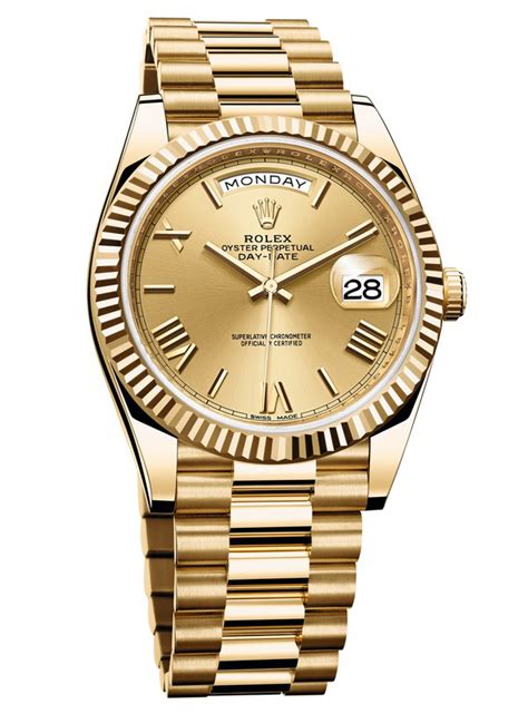 gold rolex day date farbige ziffernblätter|Rolex Day-Date 40 yellow gold.